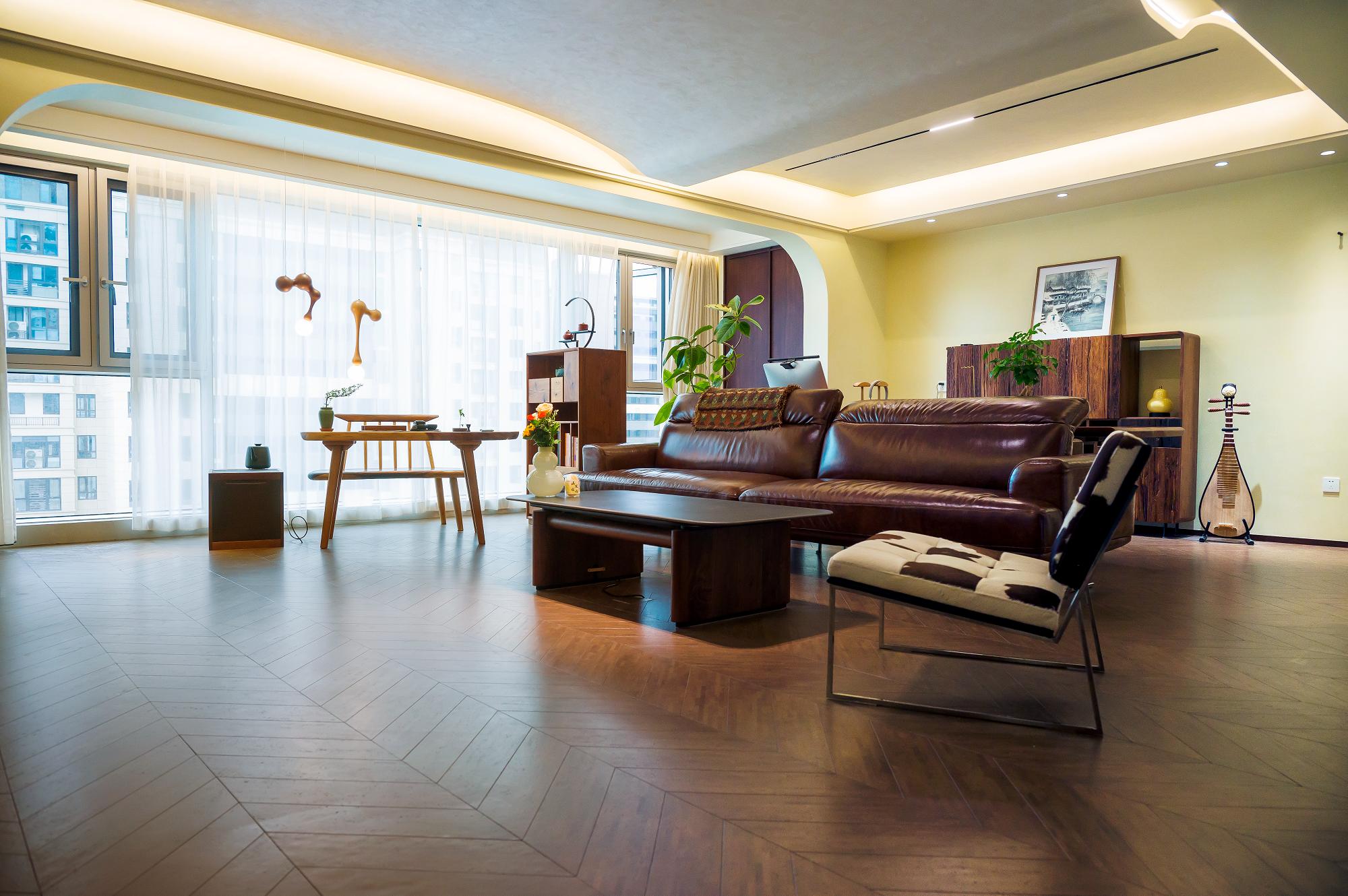 中式風新家的靈魂，居然是這塊軟木地板 圖片9